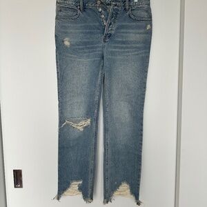 Free People Maggie Light Blue Jeans